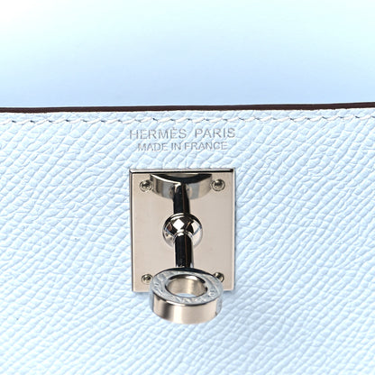 Hermes Epsom Mini Kelly Sellier 20 Bleu Brume 6 of 10