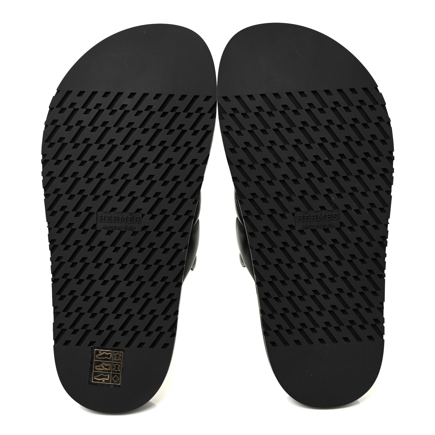 Hermes Nappa Extra Sandals 36 Black 5 of 8
