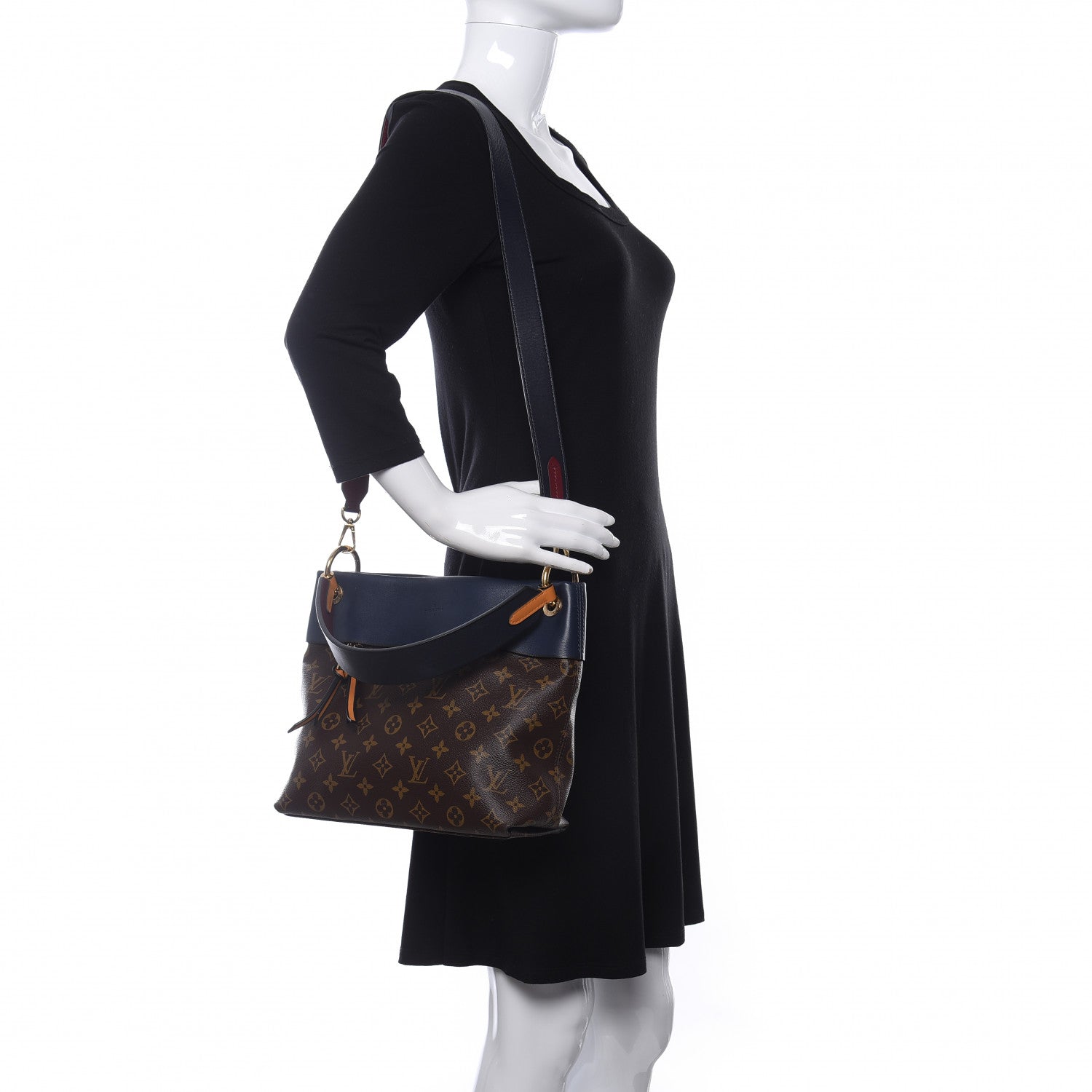 Louis Vuitton Monogram Tuileries Besace Marine Bordeaux 2 of 9