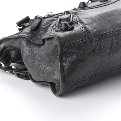 Balenciaga Agneau Giant Brogues Hardware City Black 6 of 12