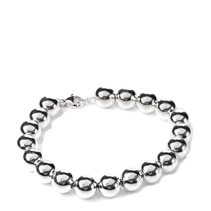 Tiffany Sterling Silver 10mm HardWear Ball Bracelet 1 of 5