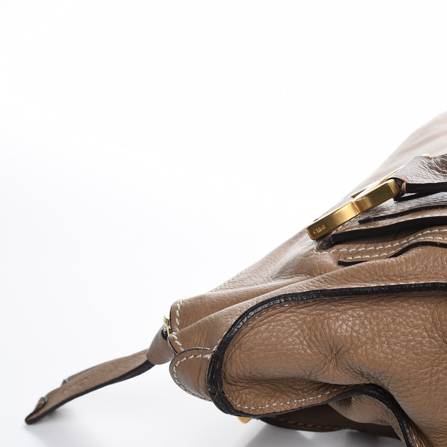 Calfskin Large Marcie Satchel Nut