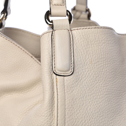 Gucci Pebbled Calfskin Medium Soho Shoulder Bag Off White 14 of 15