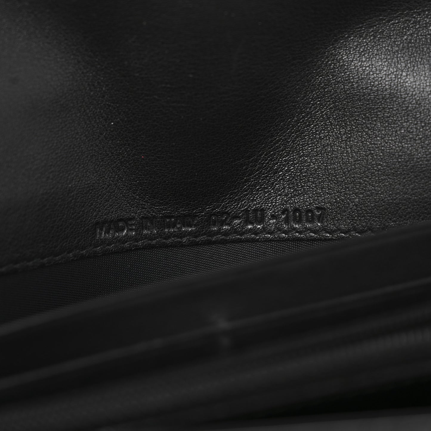 Patent Ultimate Rendez-vous Chain Wallet Black