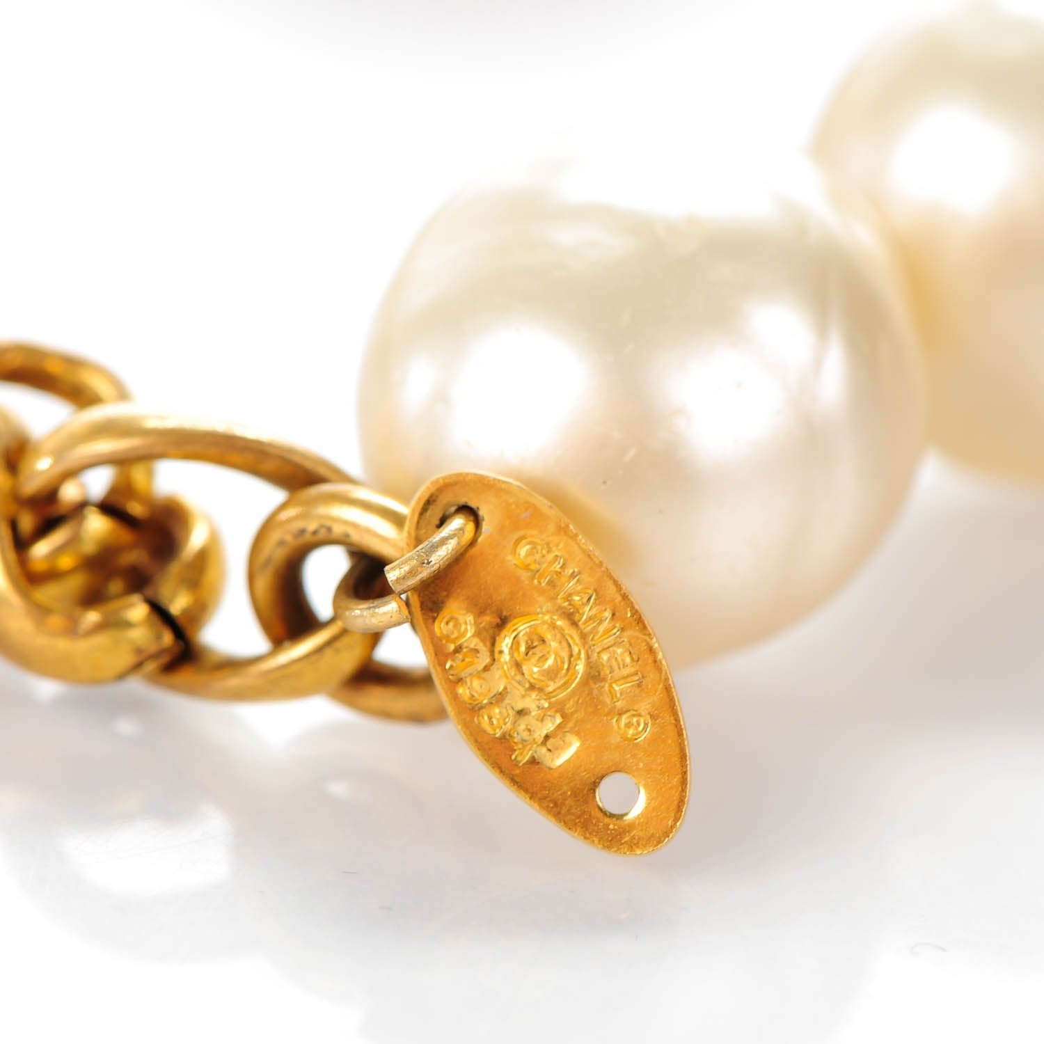 Chanel Pearl CC Long Necklace 4 of 7