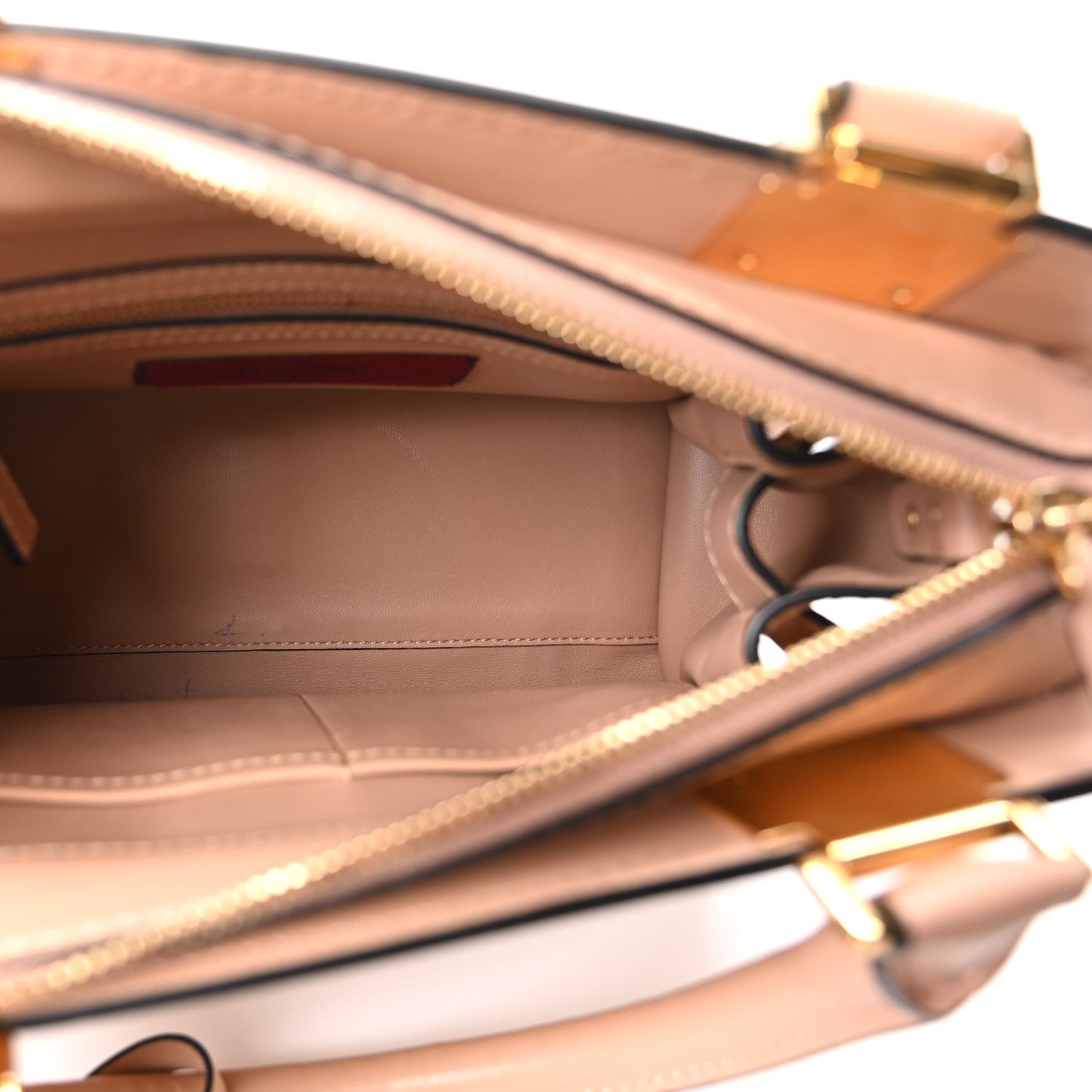 Calfskin Twist Lock My Rockstud Shoulder Bag Poudre