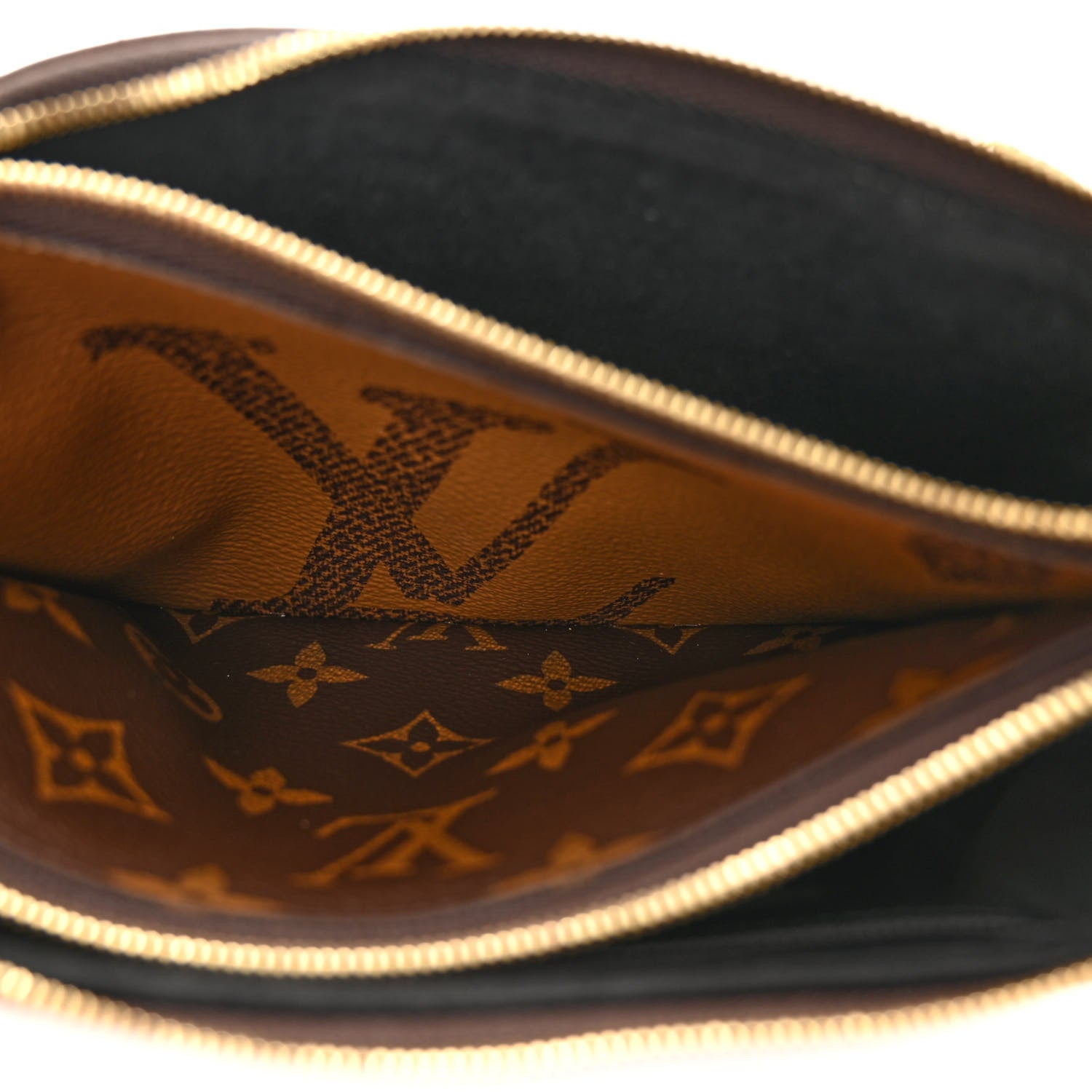 Louis Vuitton Reverse Monogram Giant Double Zip Pochette 6 of 11