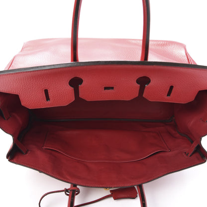 Hermes Ardennes Birkin 35 Rouge Vif 5 of 37