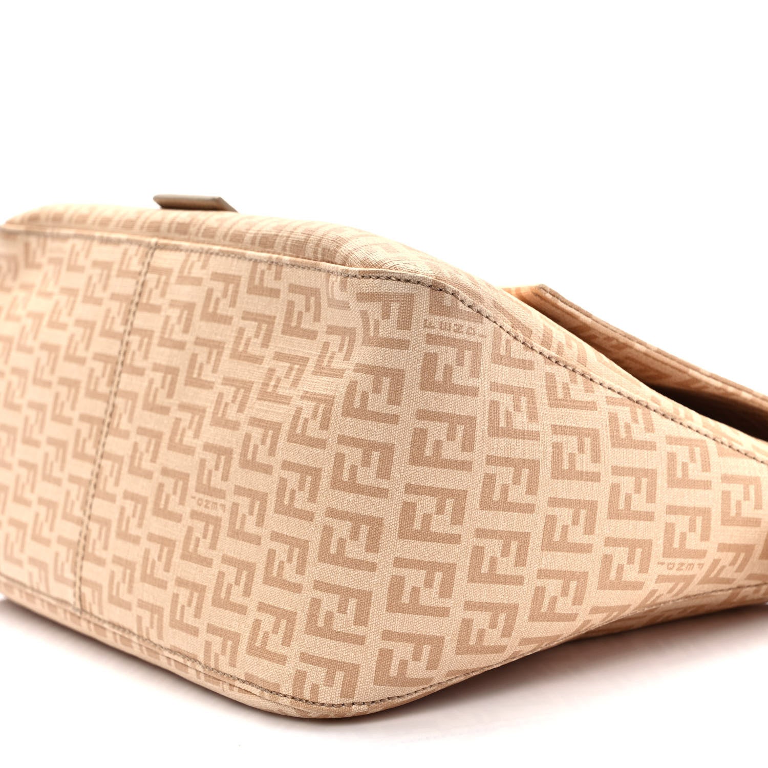 Fendi Zucchino Vitello Mama Baguette Beige Tortora 9 of 10