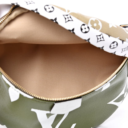 Louis Vuitton Monogram Giant Bumbag Kaki Beige 4 of 9