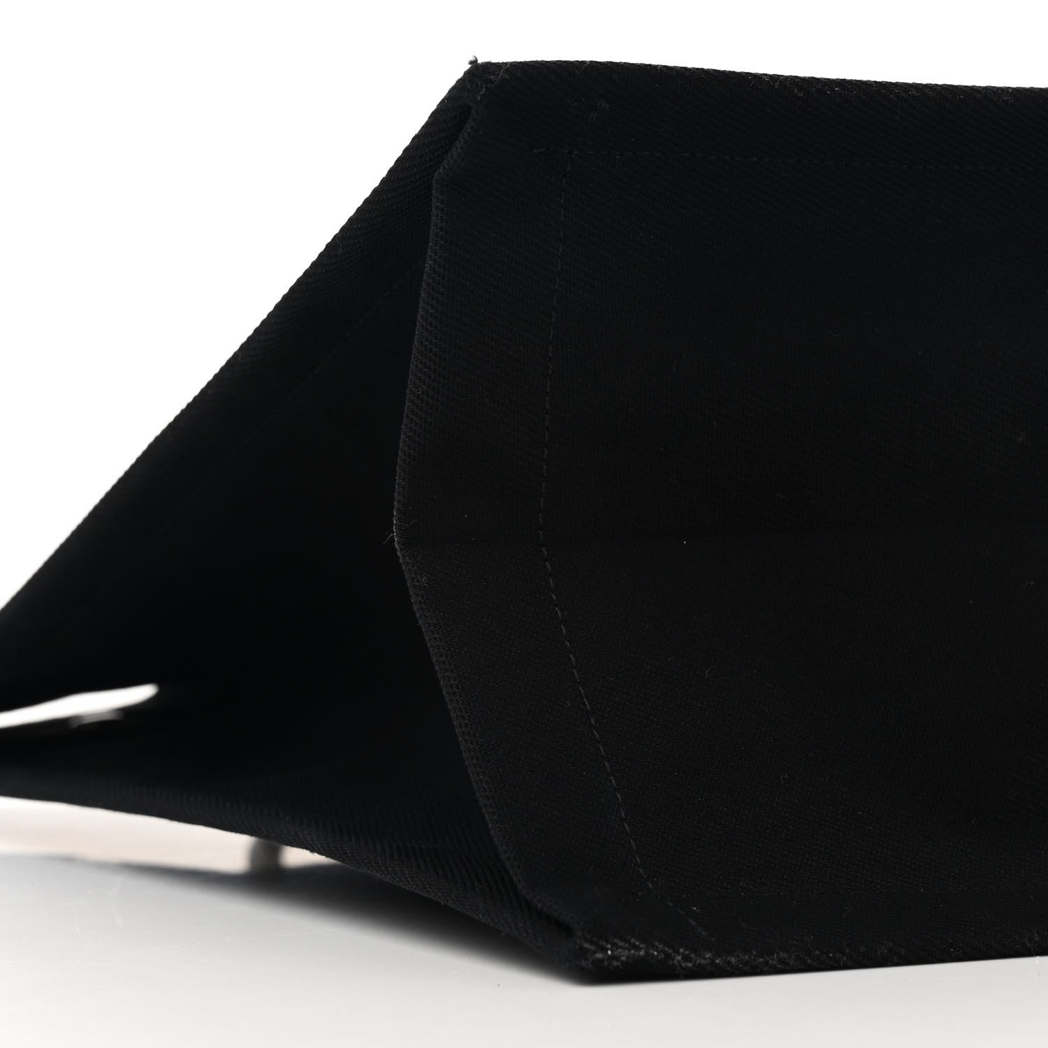 Saint Laurent Linen Calfskin Rive Gauche Tote Black 9 of 12