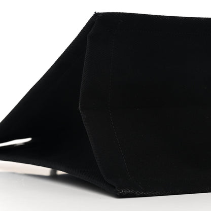 Saint Laurent Linen Calfskin Rive Gauche Tote Black 9 of 12