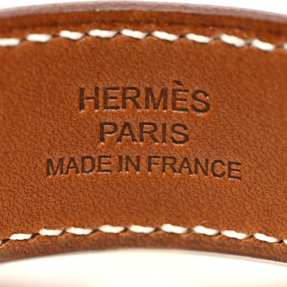 Hermes Wicker Swift Medor Picnic Earrings GM Gold 5 of 6