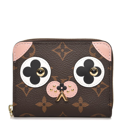 Louis Vuitton Monogram Valentine Dog Zippy Coin Purse 1 of 7