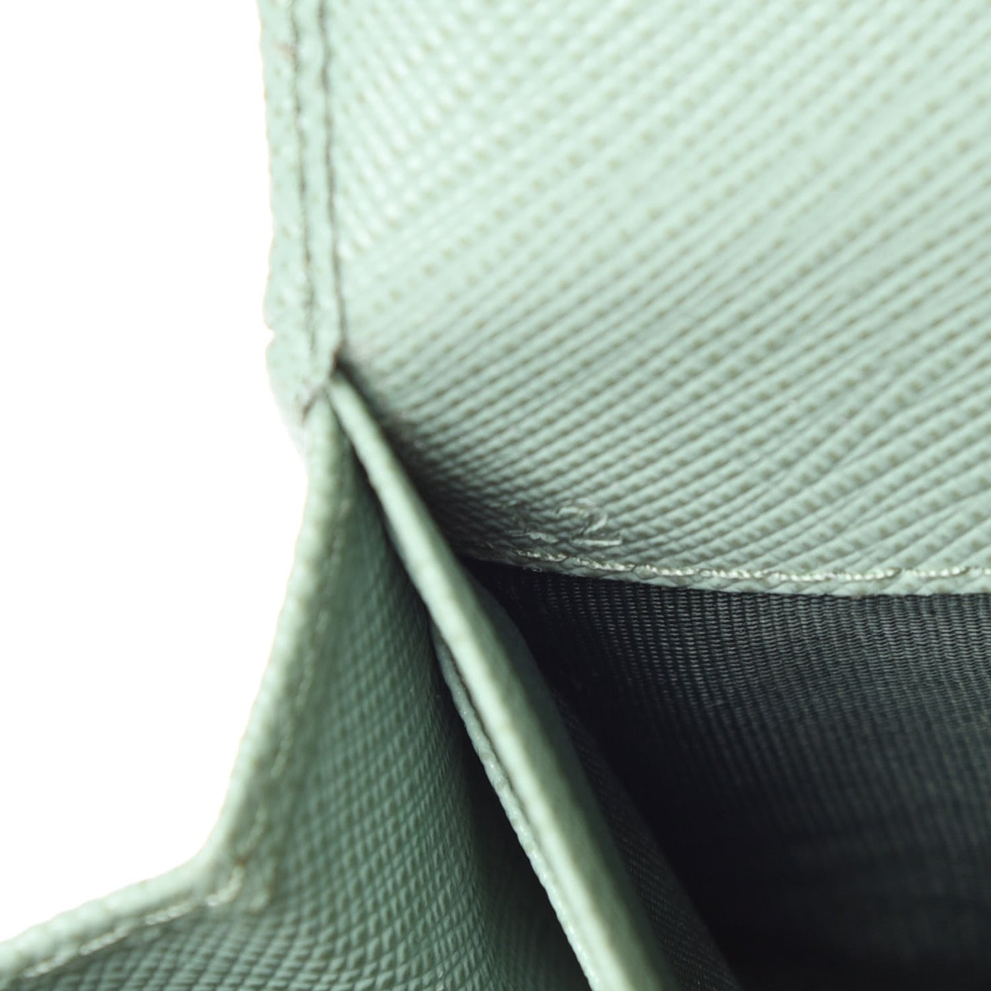 Saffiano Metal Continental Flap Wallet Acquamarina