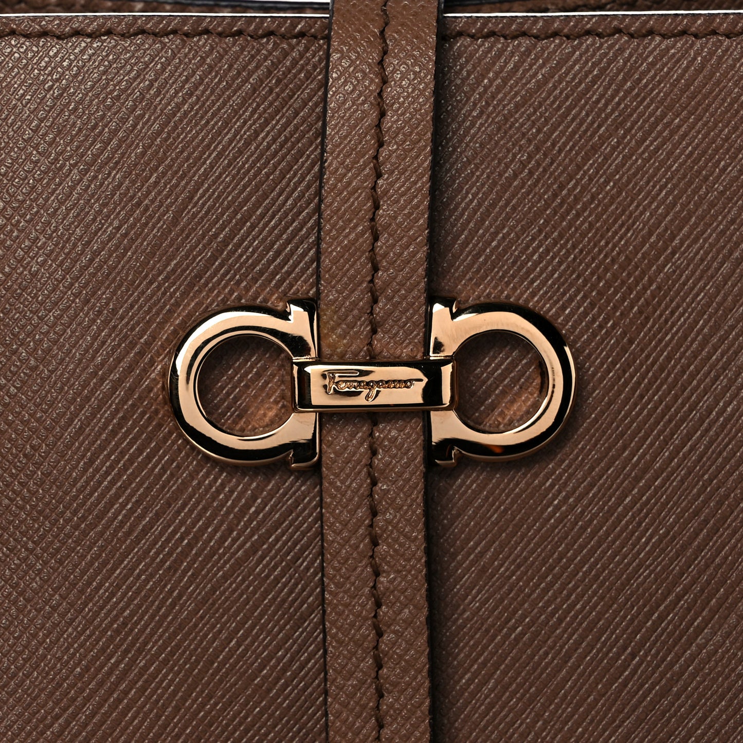 Printed Calfskin Briana Tote Tabac