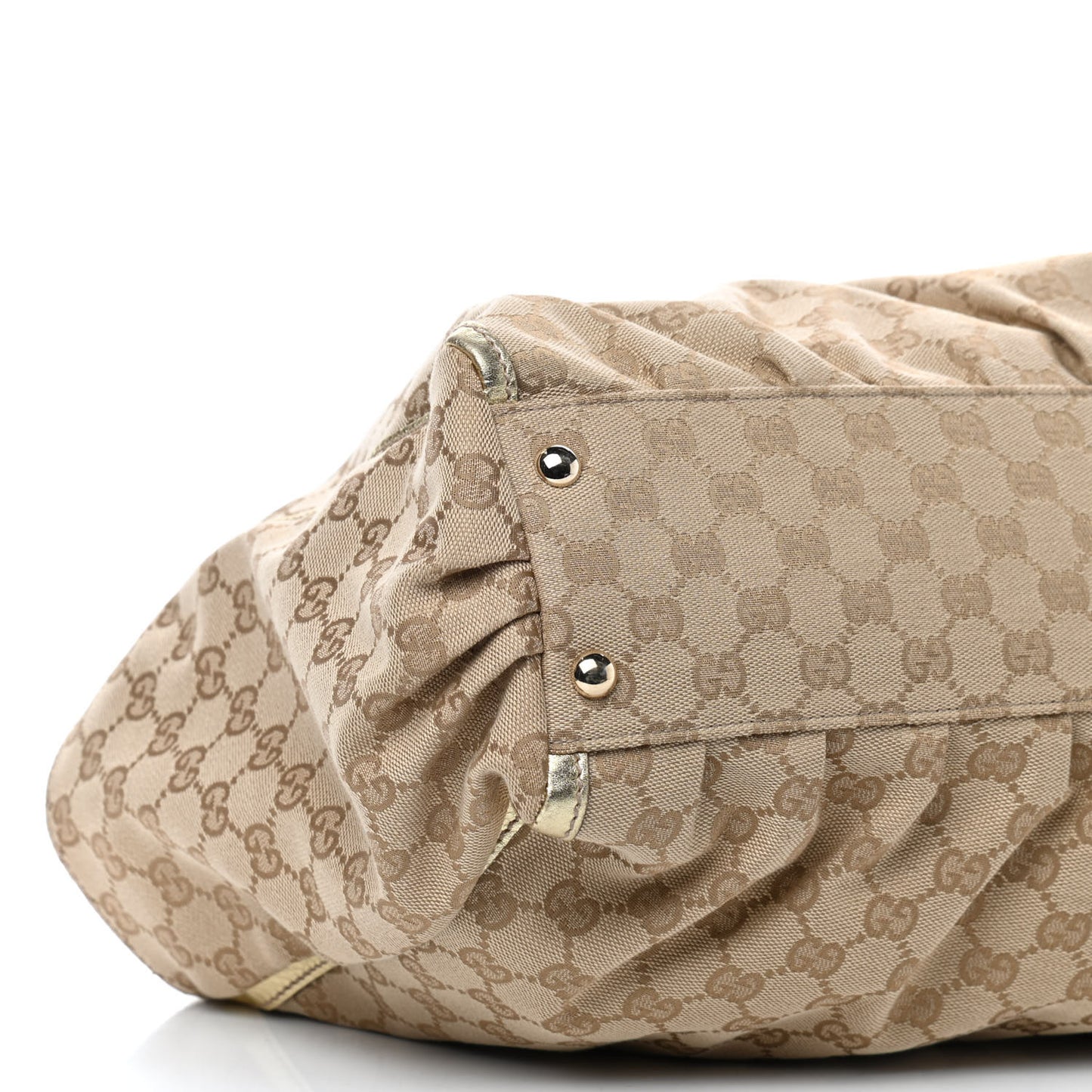 Monogram D Gold Tote Metallic Gold