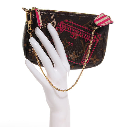 Louis Vuitton Monogram 2014 Christmas Animation Mini Pochette Accessories 2 of 7