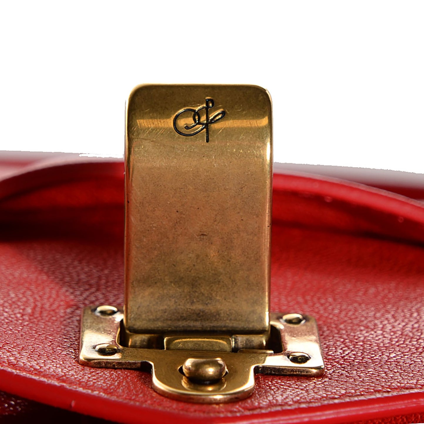 Lambskin Medium PS1 Satchel Bright Red