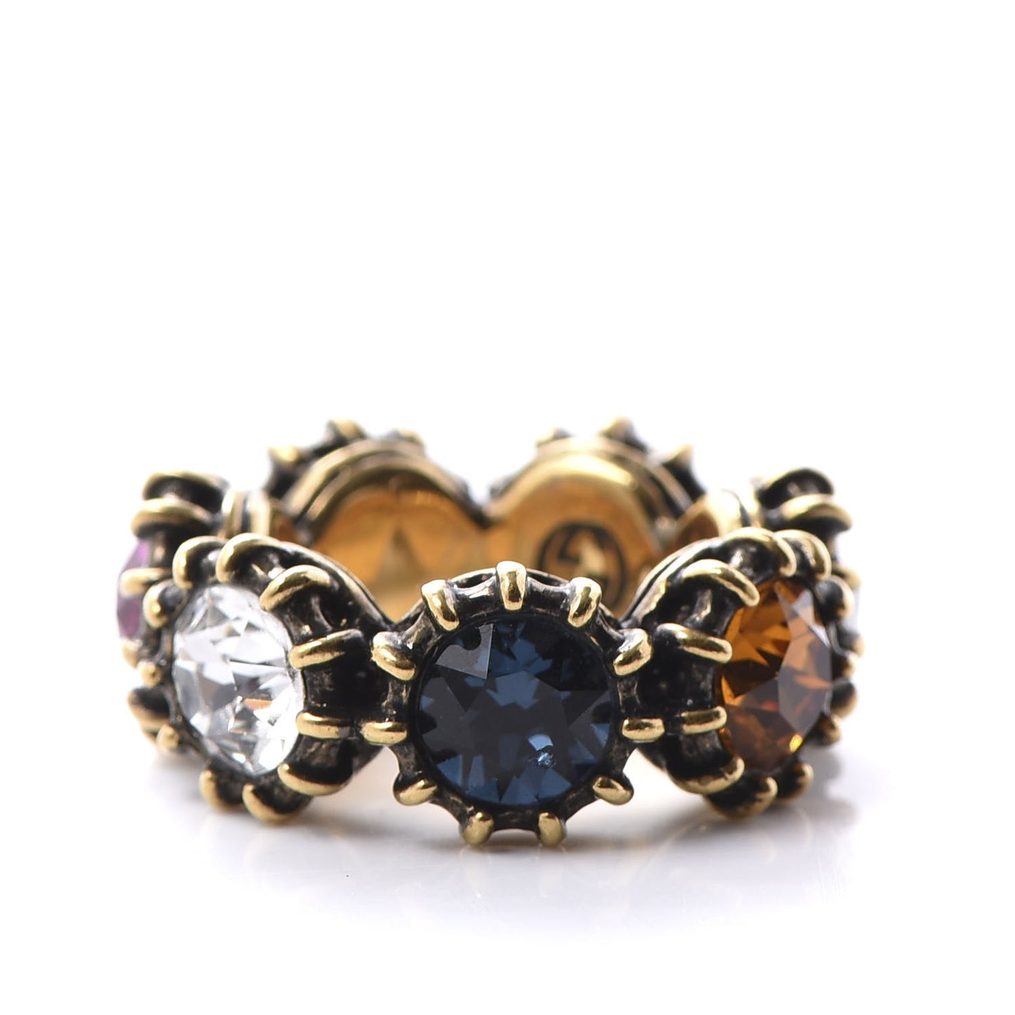 Tigerhead Crystal Ring 13