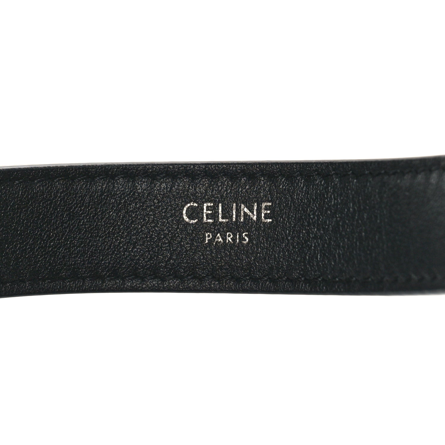 Celine Calfskin Studded Ava Logo Shoulder Bag Black 6 of 8