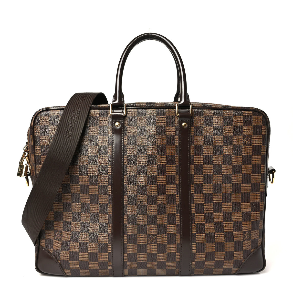 Louis Vuitton Damier Ebene Porte Documents Voyage GM 1 of 12