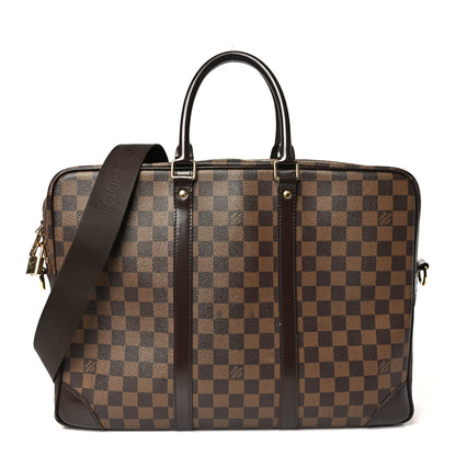 Louis Vuitton Damier Ebene Porte Documents Voyage GM 1 of 12