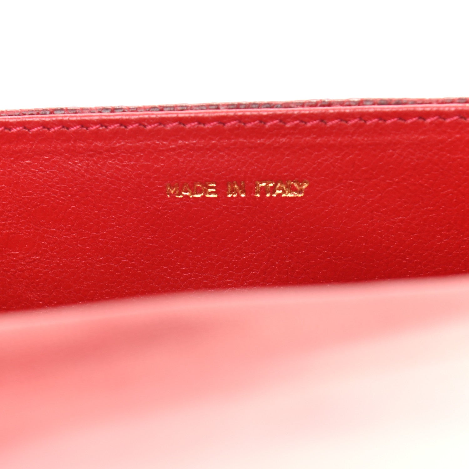 Chanel Lizard CC Mini Flap Bag Red 7 of 11