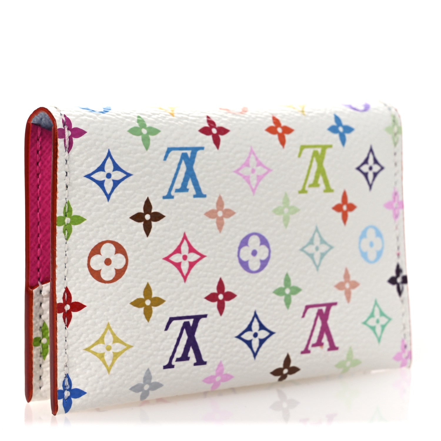 Louis Vuitton LV X TM Monogram Multicolor Slim Card Holder White 3 of 6