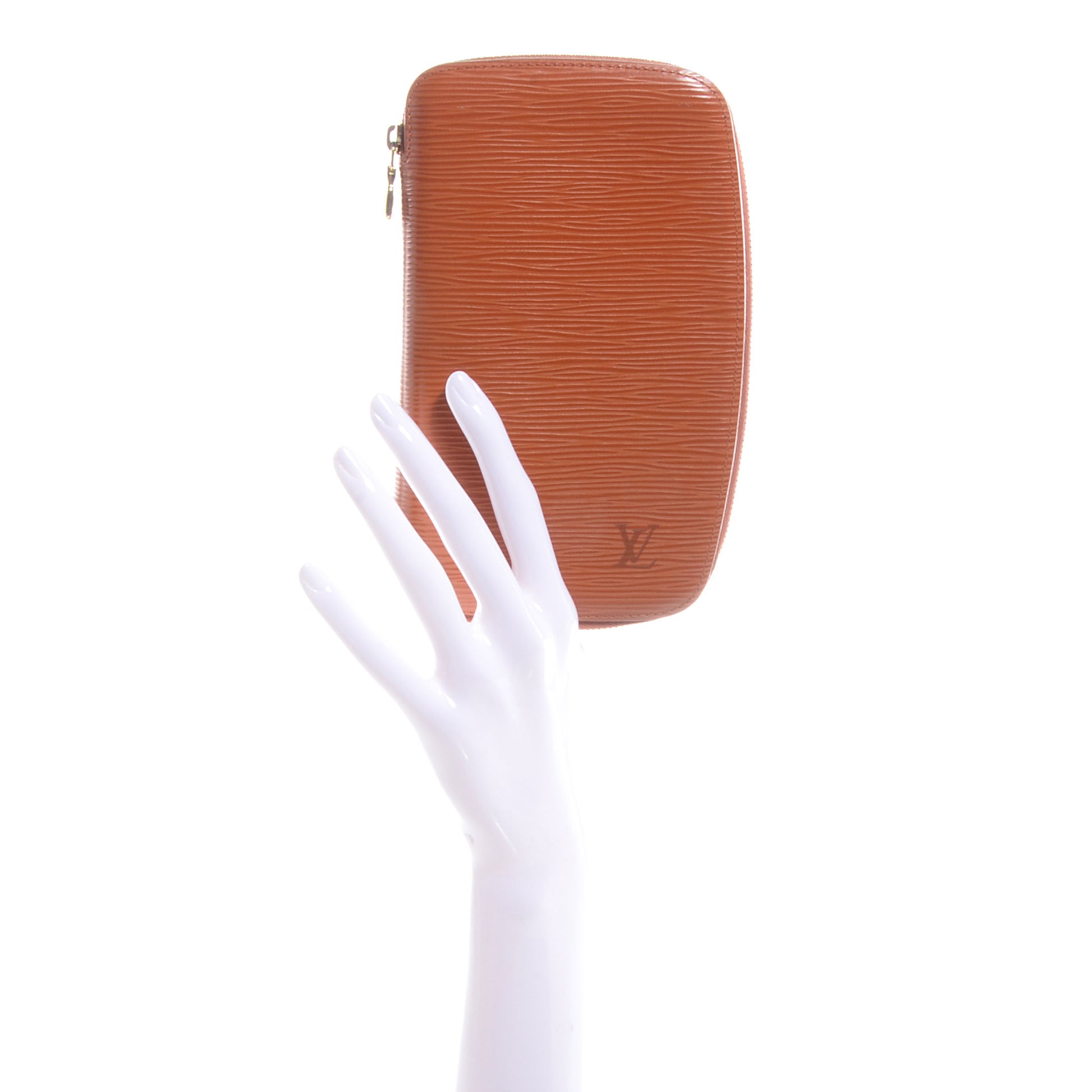 Louis Vuitton Epi Geode Organizer Zippy Wallet Kenyan Fawn 2 of 7