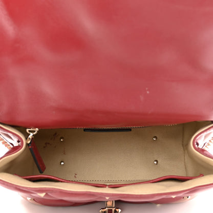 Valentino Garavani Nappa Medium Candystud Top Handle Bag Poudre Rubino 5 of 15