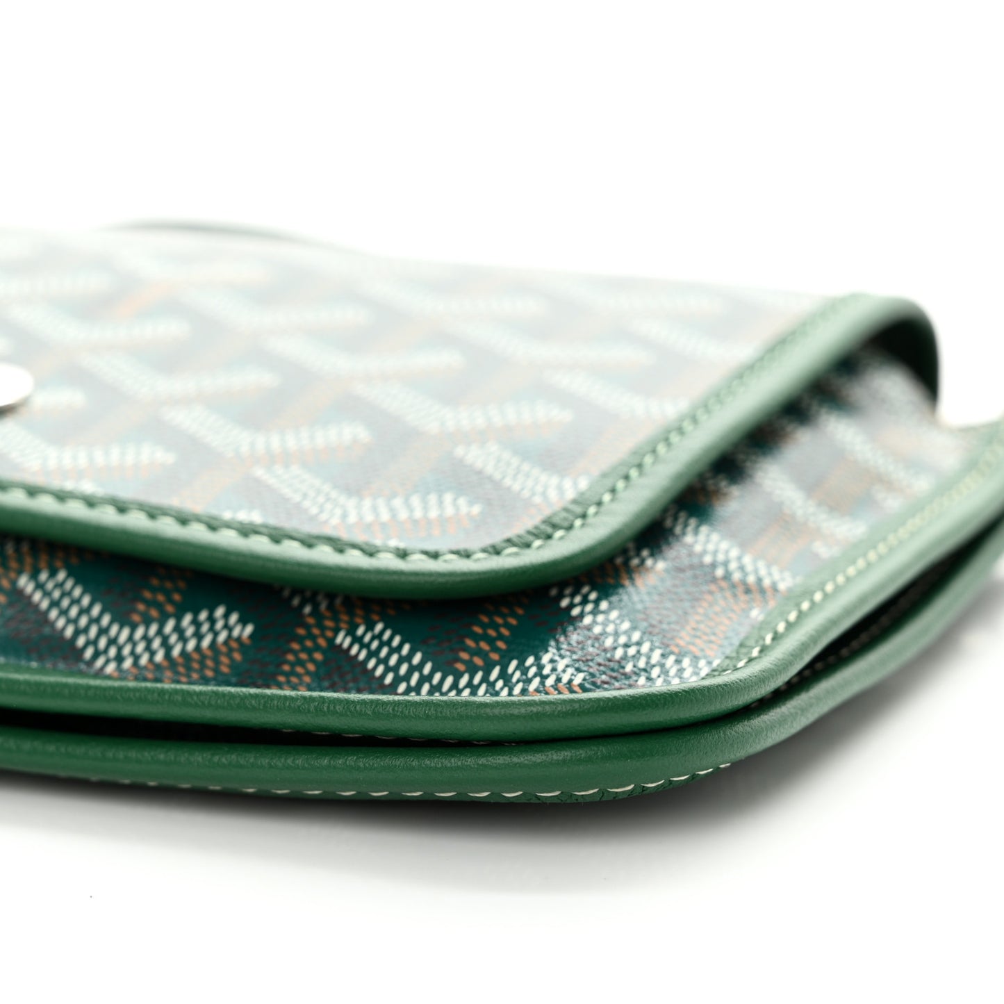 Goyardine Plumet Wallet Clutch Green