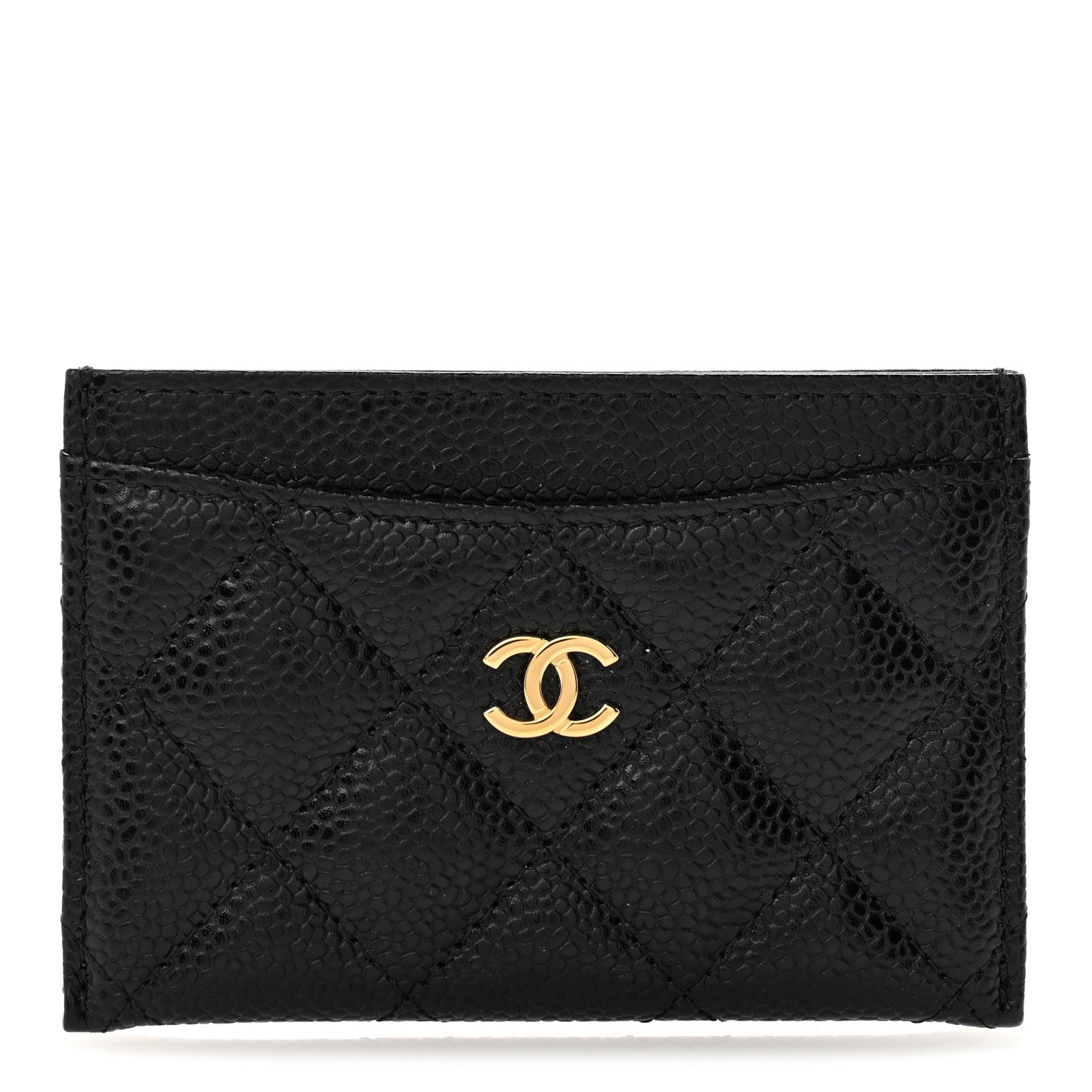 Chanel Caviar Quilted Card Holder Black 1 of 10