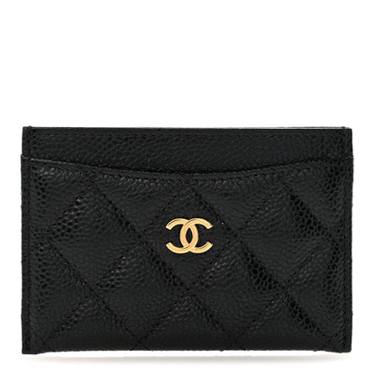 Chanel Caviar Quilted Card Holder Black 1 of 10