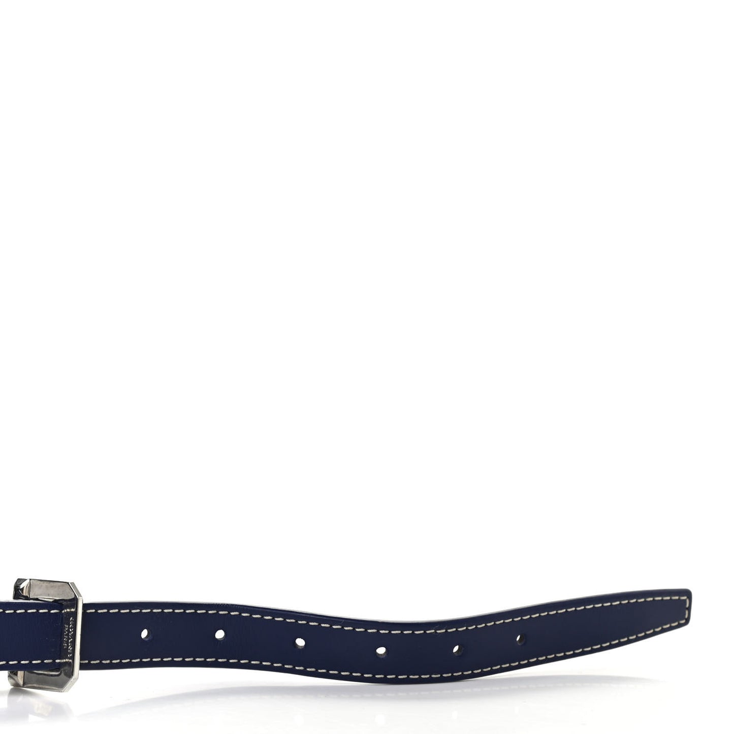 Calfskin Shoulder Strap Navy Blue