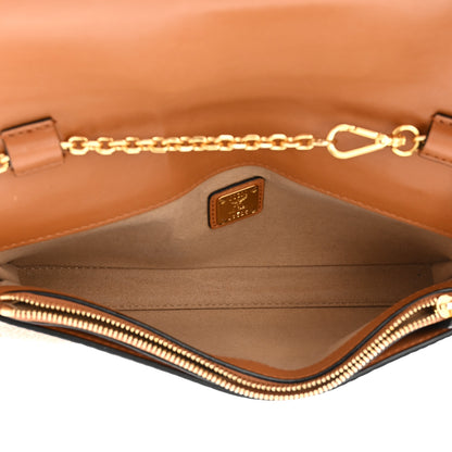 MCM Visetos Small Millie Crossbody Bag Cognac 5 of 8