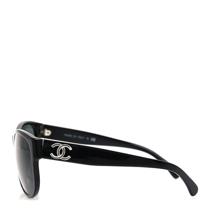 Chanel Acetate CC Logo Sunglasses 5182 Black 3 of 7