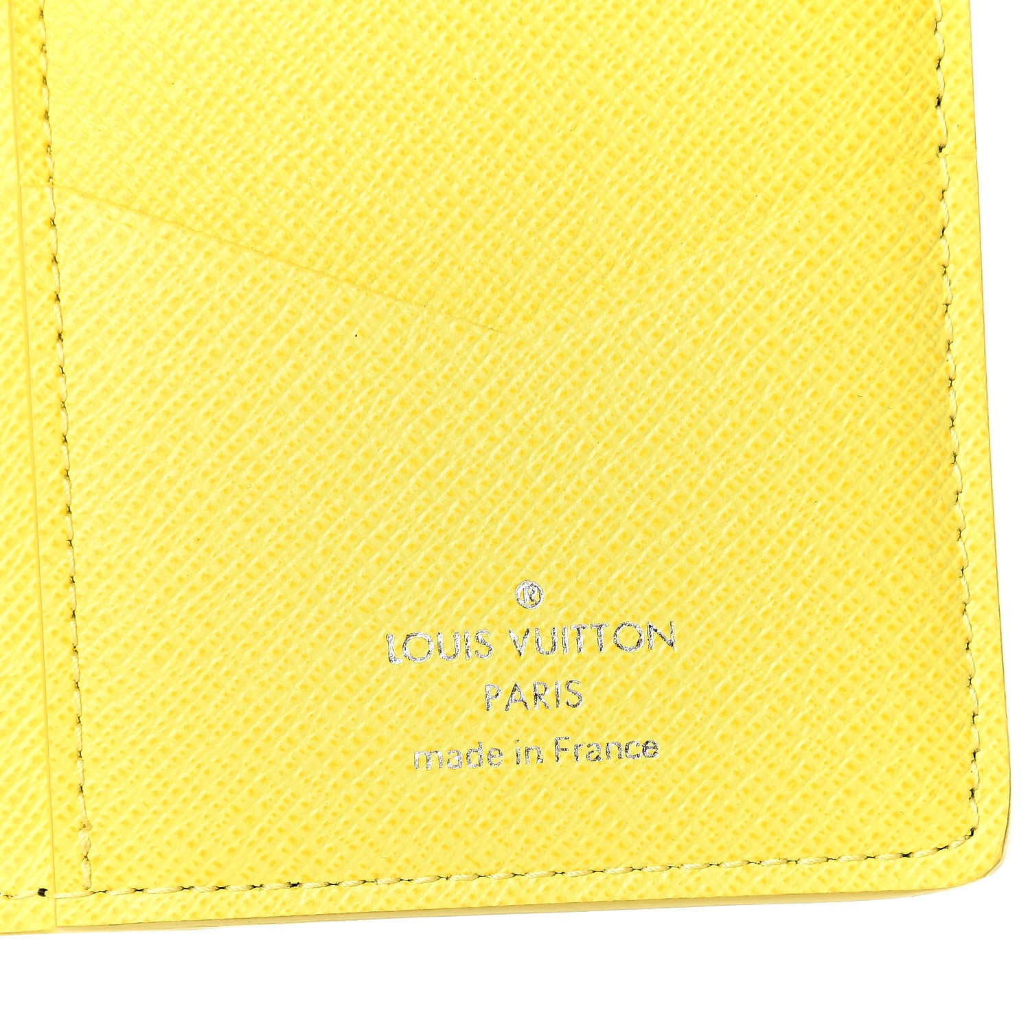 Louis Vuitton Damier Graphite Logo Pocket Organizer Yellow 5 of 7