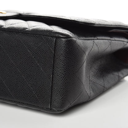 Chanel Caviar Quilted Maxi Double Flap Black 8 of 9