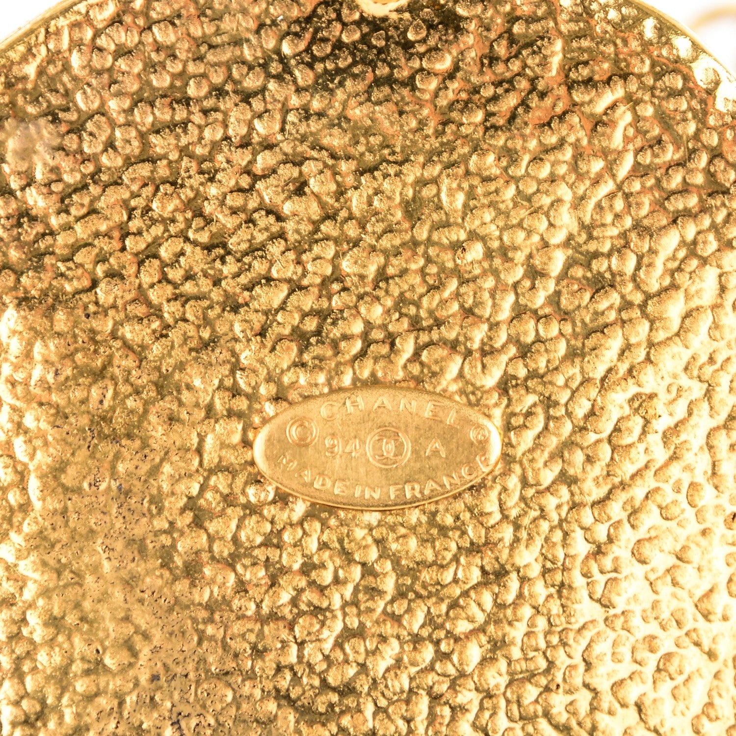 Chanel CC Pendant Necklace Gold 5 of 5