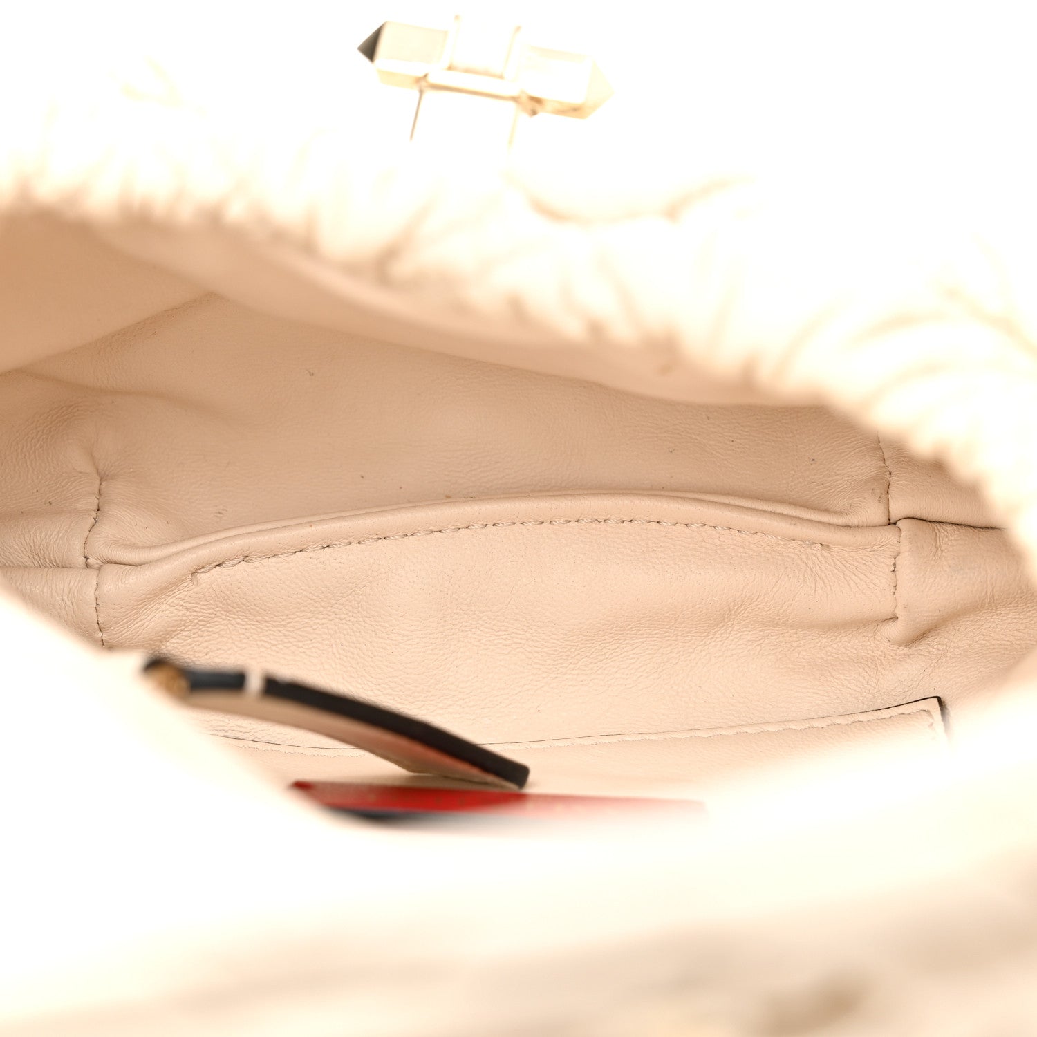 Valentino Garavani Nappa Small Spikeme Shoulder Bag Light Ivory 5 of 11