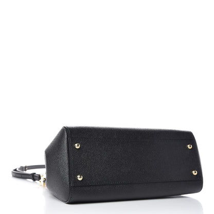 Dolce & Gabbana Dauphine Medium Miss Sicily Satchel Black 4 of 9