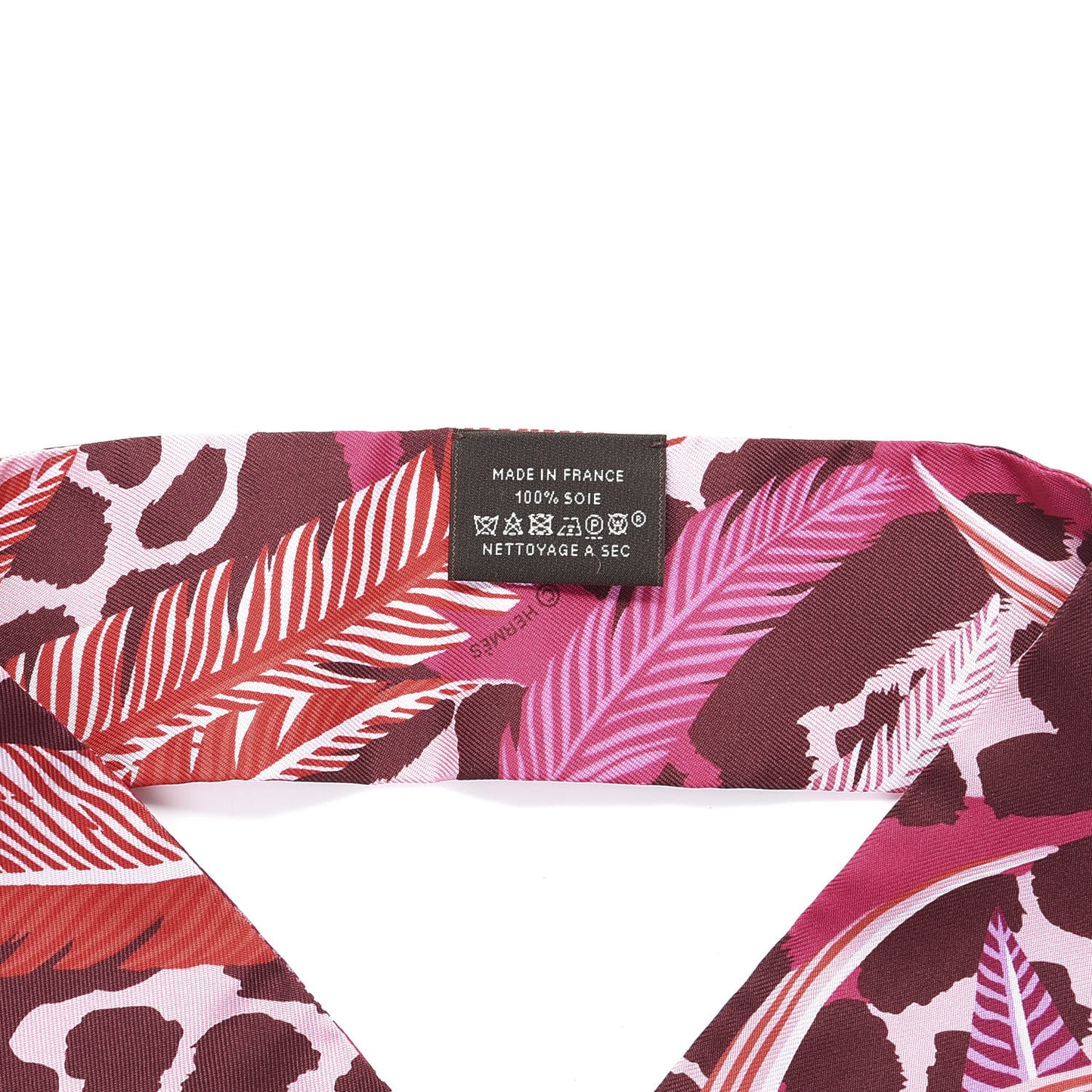 Silk Jaguar Quetzal Twilly Fuchsia Rose Bordeaux