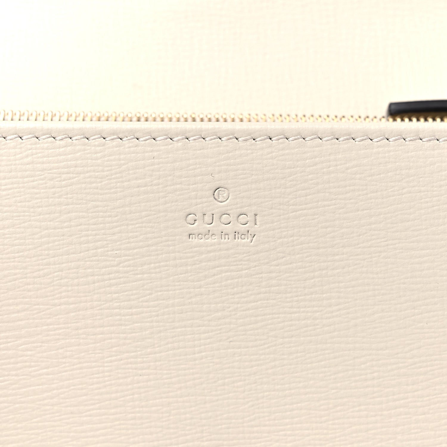 Gucci GG Supreme Monogram Azalea Calfskin Horsebit 1955 Wallet On Chain Beige Ebony Mystic White 6 of 8