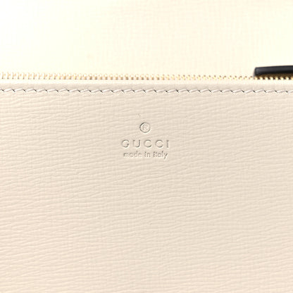Gucci GG Supreme Monogram Azalea Calfskin Horsebit 1955 Wallet On Chain Beige Ebony Mystic White 6 of 8