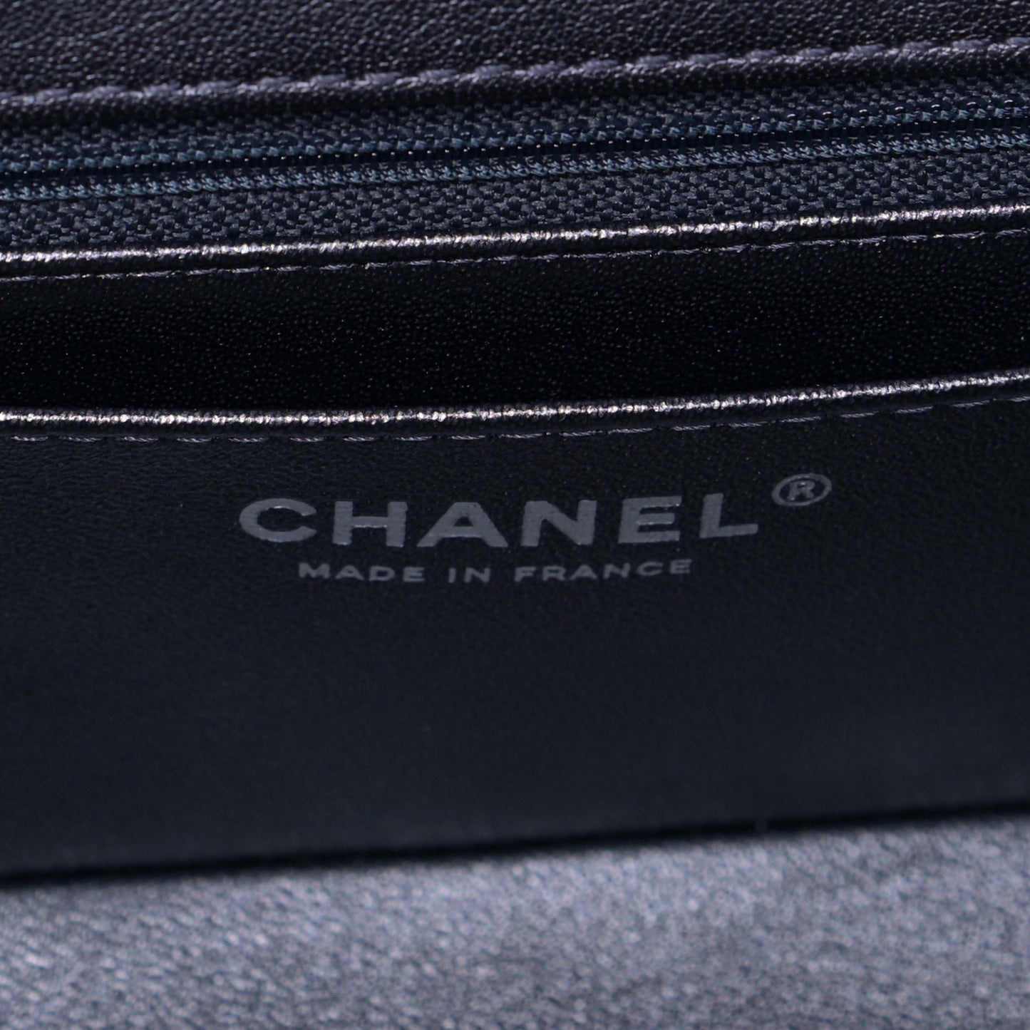 Metallic Sheepskin Quilted 2.55 Reissue Mini Flap Dark Silver