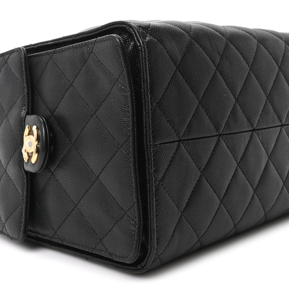 Chanel Caviar Quilted Medium Chanel 25 Handbag Black 9 of 10