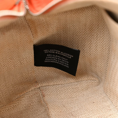 Hermes Canvas Small Bride-A-Brac Pouch Orange Burgundy 7 of 8
