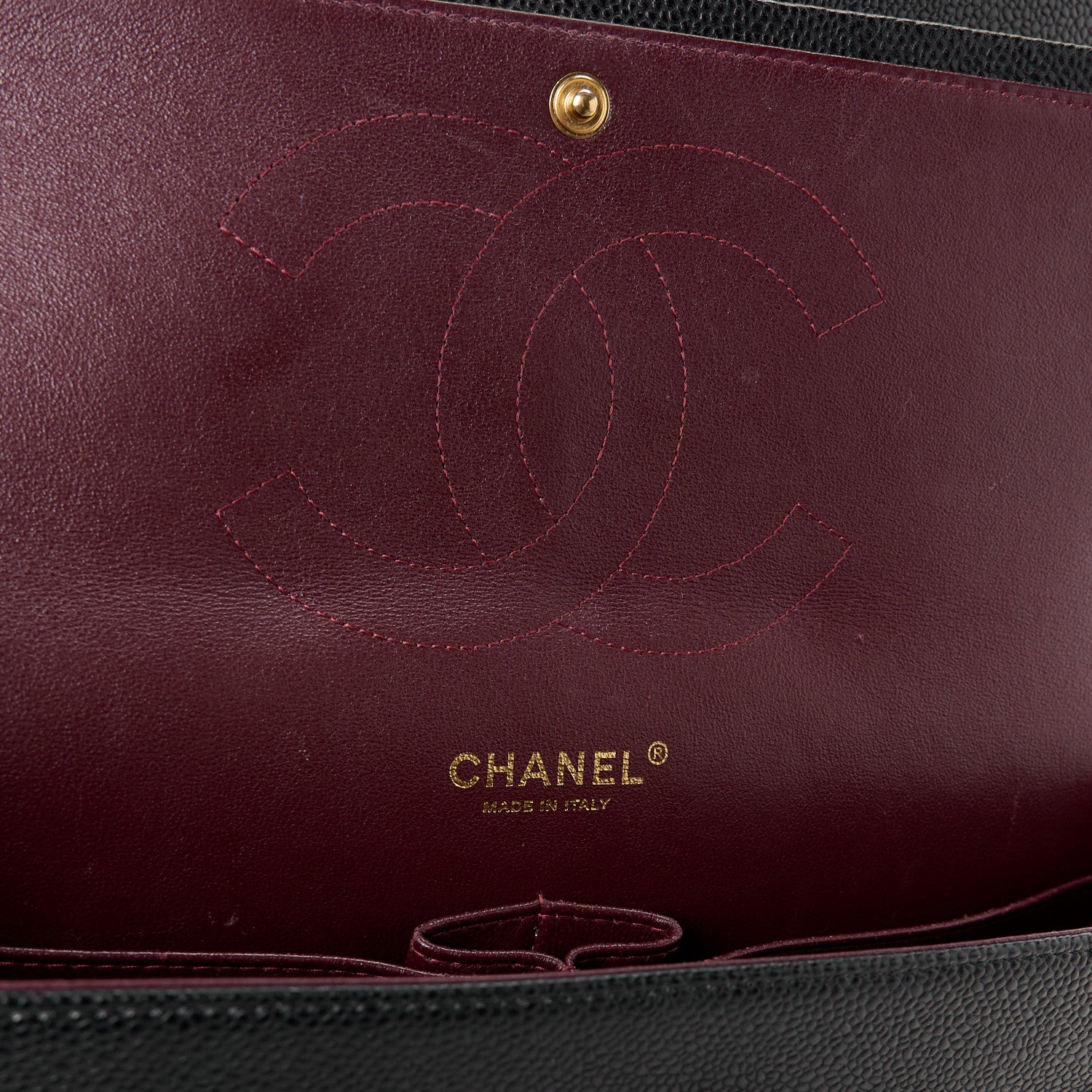 Chanel Caviar Quilted Jumbo Double Flap Black 6 of 12