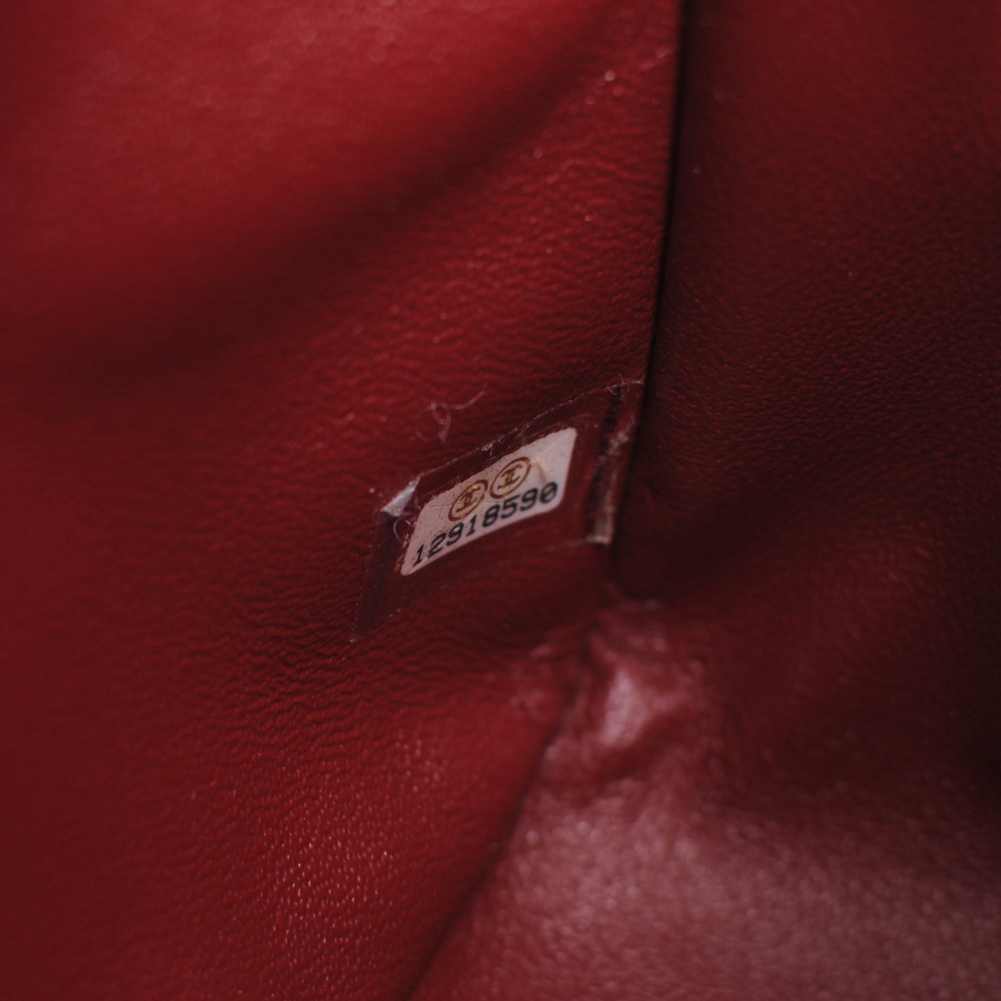 Caviar Jumbo Single Flap Red